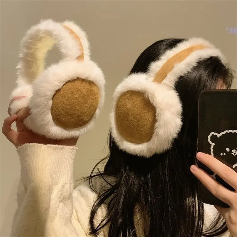 Fuzzy animal Themed Earmuffs (Rabbit style)