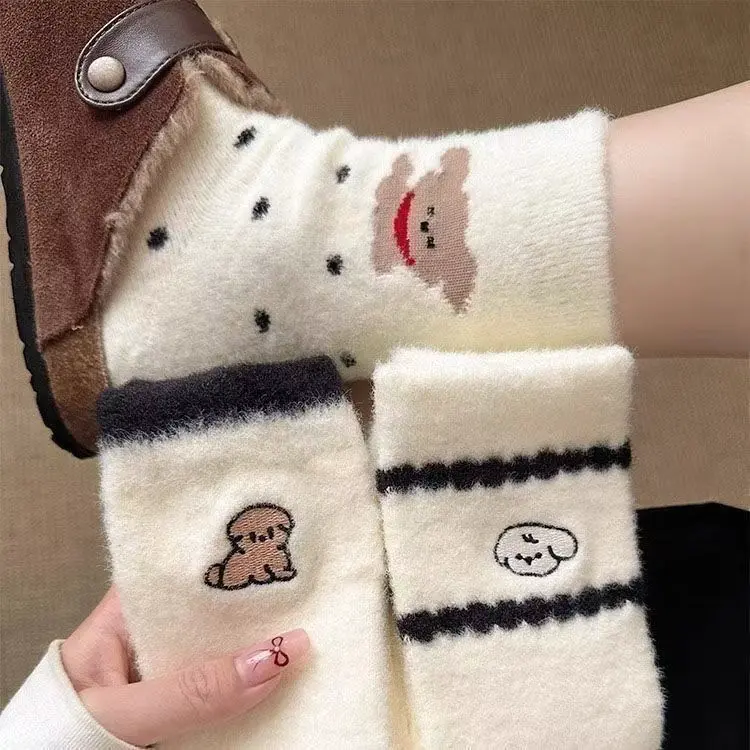 Warm Cozy cartoon ankle socks
