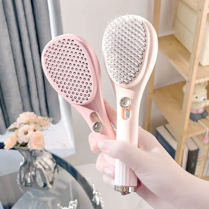 Portable vibrating hair removal brushes (Pink)