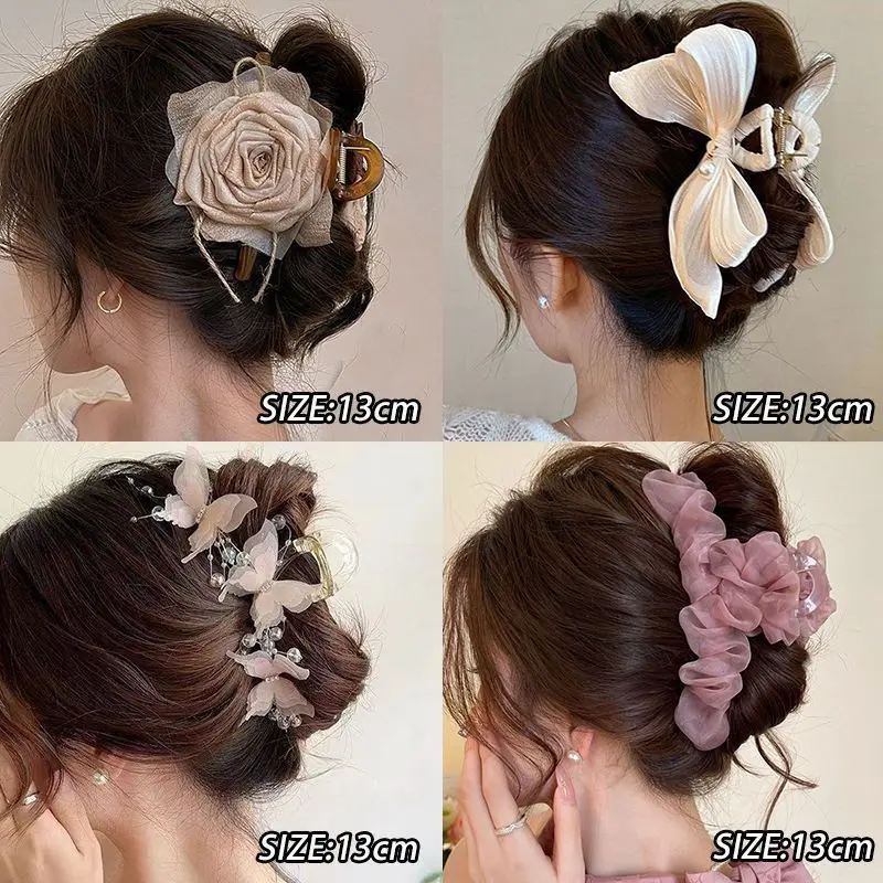 Random Decorative Hair Claw Clip Collection (Butterfly)