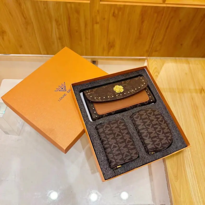 "Louie De" Small Leather Goods Gift Set