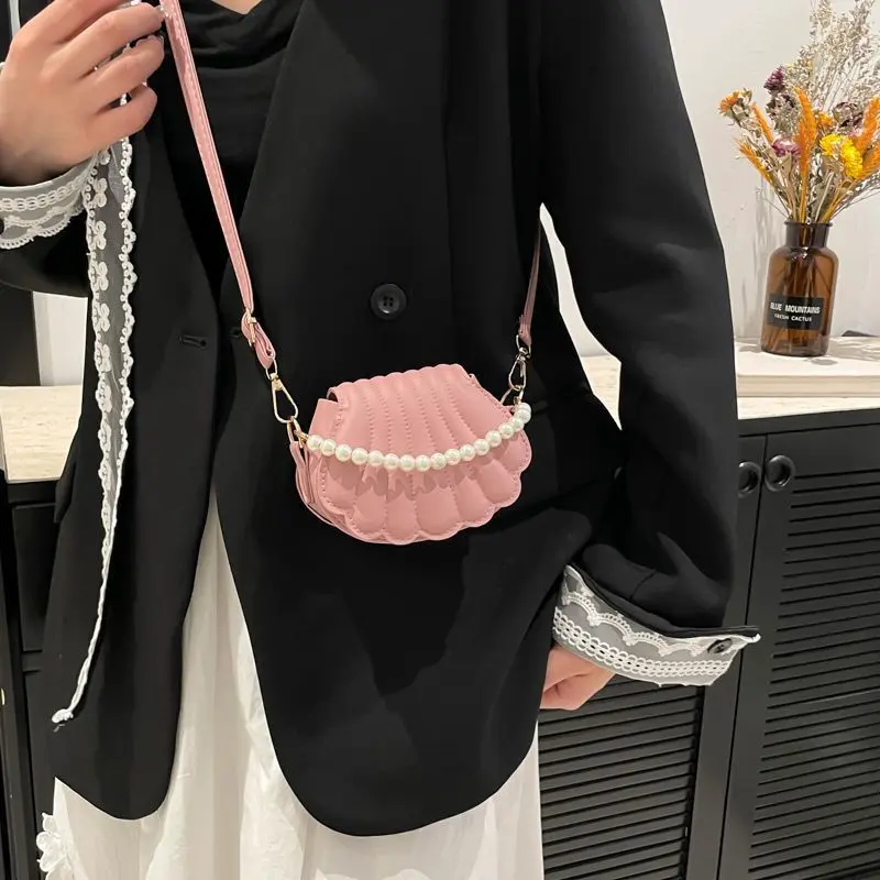 Darling spSeashell Mini-Bag With Pearl Handle