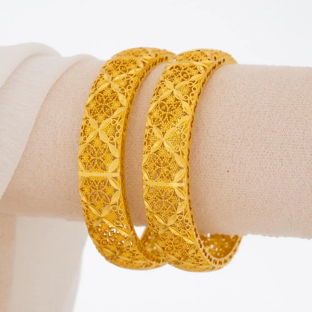 2 -Traditional Chinese Gold Bangles